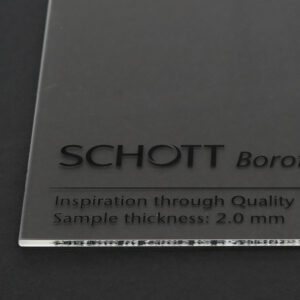 Custom Schott BOROFLOAT® 33 Glass
